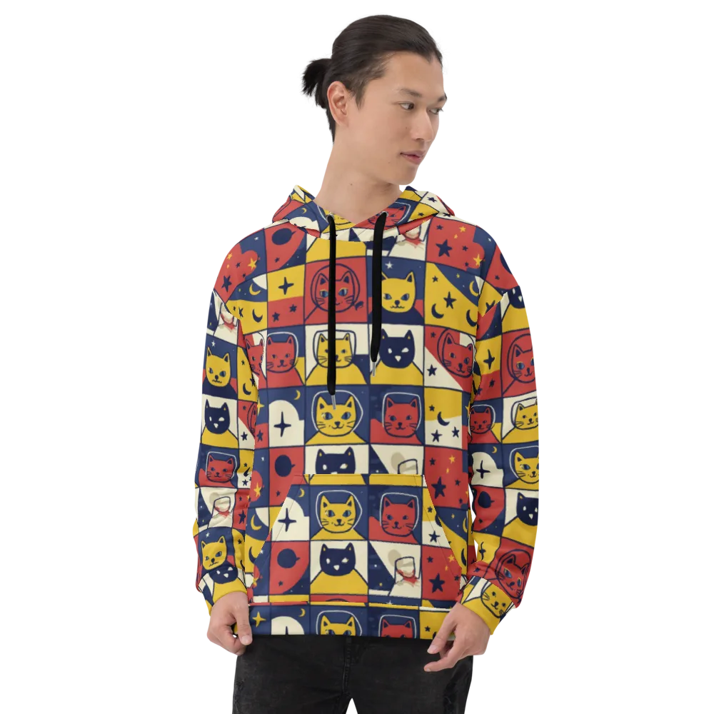 Astro Whiskers on Hoodie — Front
