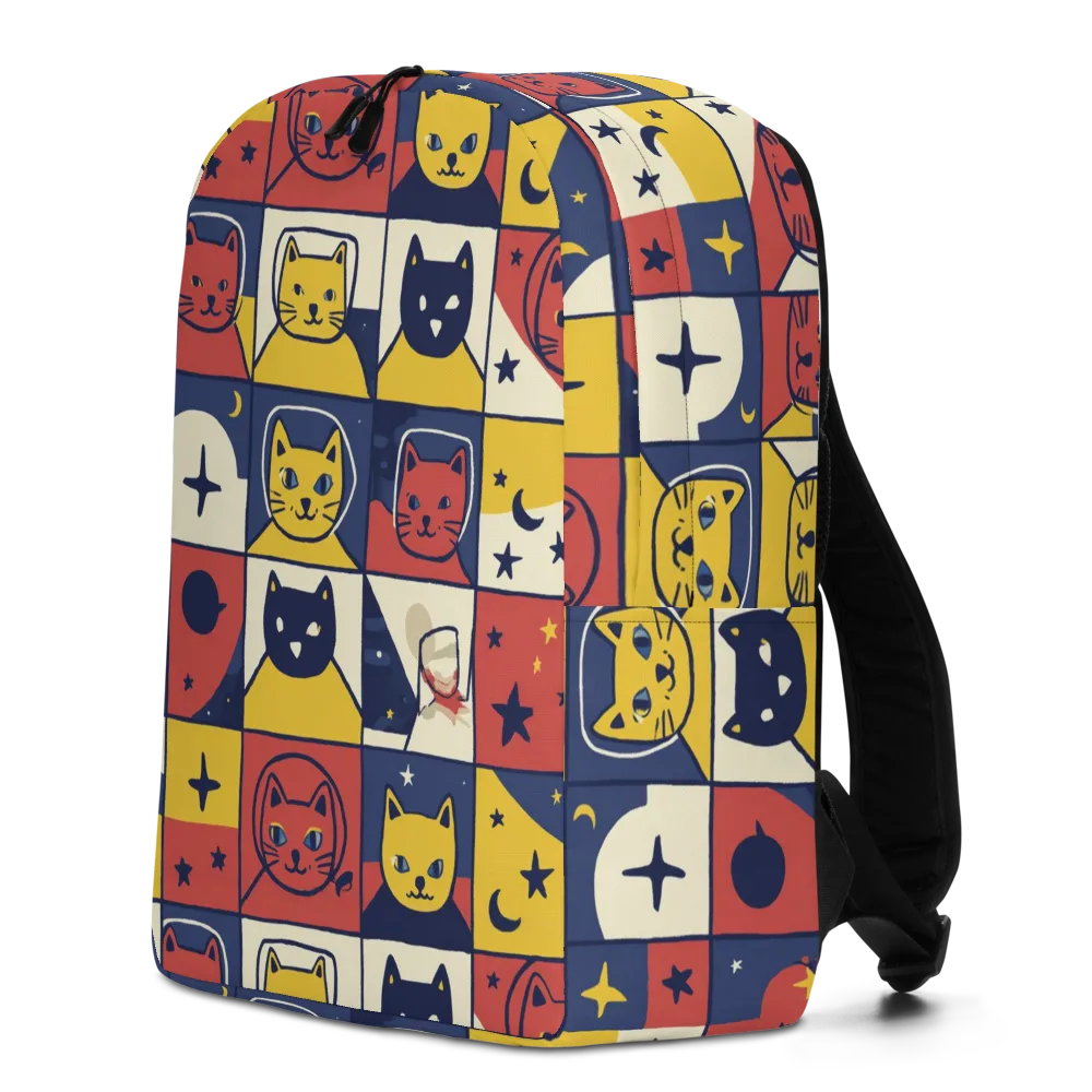 Astro Whiskers on Minimalist Backpack — Left