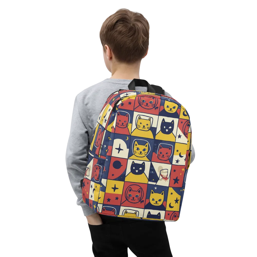 Astro Whiskers on Minimalist Backpack — Zoomed-in
