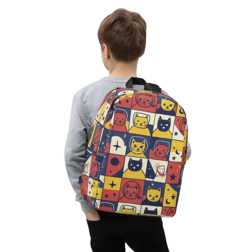 Astro Whiskers on a Minimalist Backpack