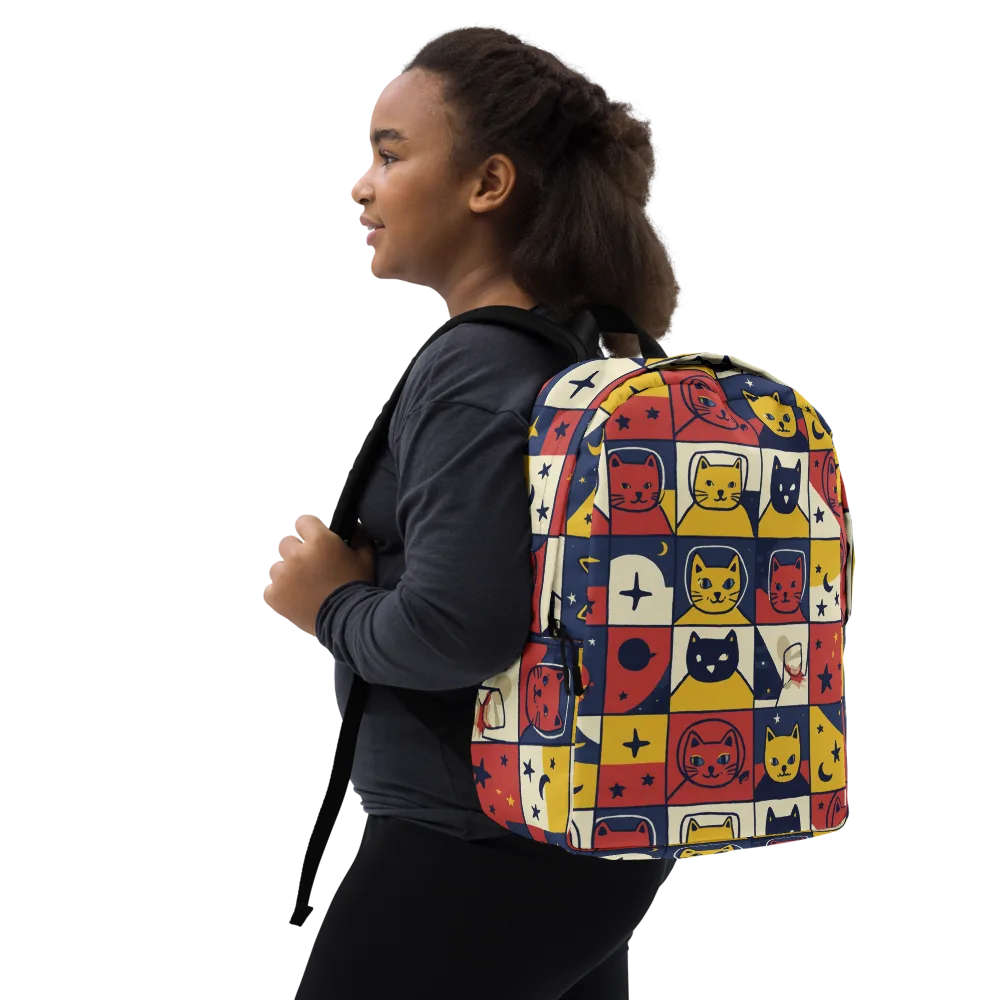 Astro Whiskers on Minimalist Backpack — Right Front