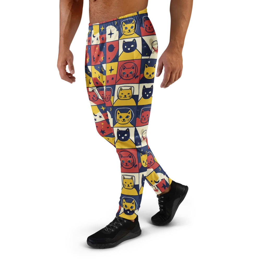 Astro Whiskers on Men's Joggers — Left