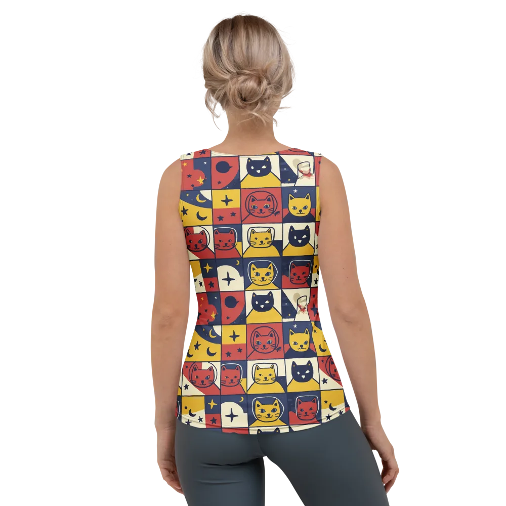 Astro Whiskers on Women's Tank Top — Back