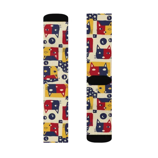 Cat’s Pajama Parade on a Socks