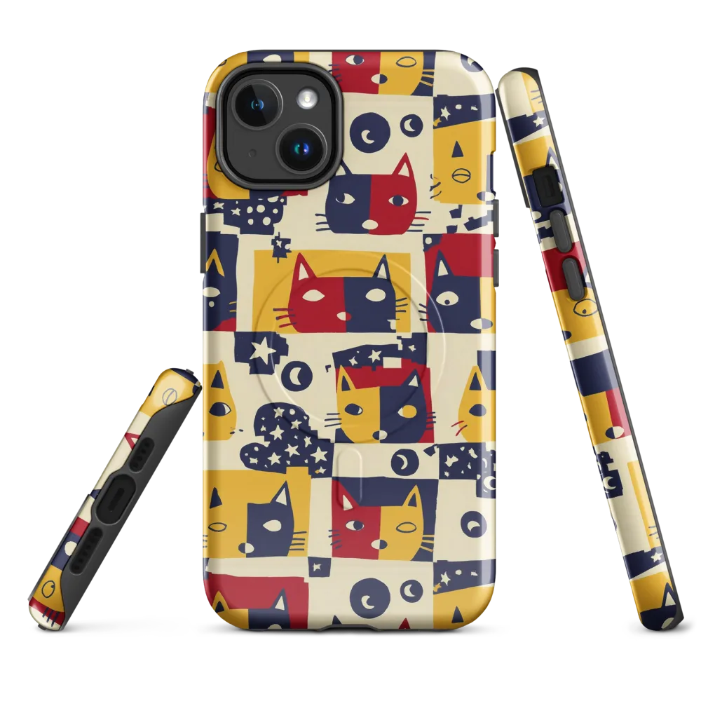 Cat’s Pajama Parade on MagSafe Tough Case for iPhone® — Front