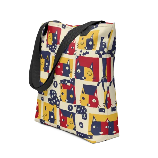 Cat’s Pajama Parade on a Tote Bag