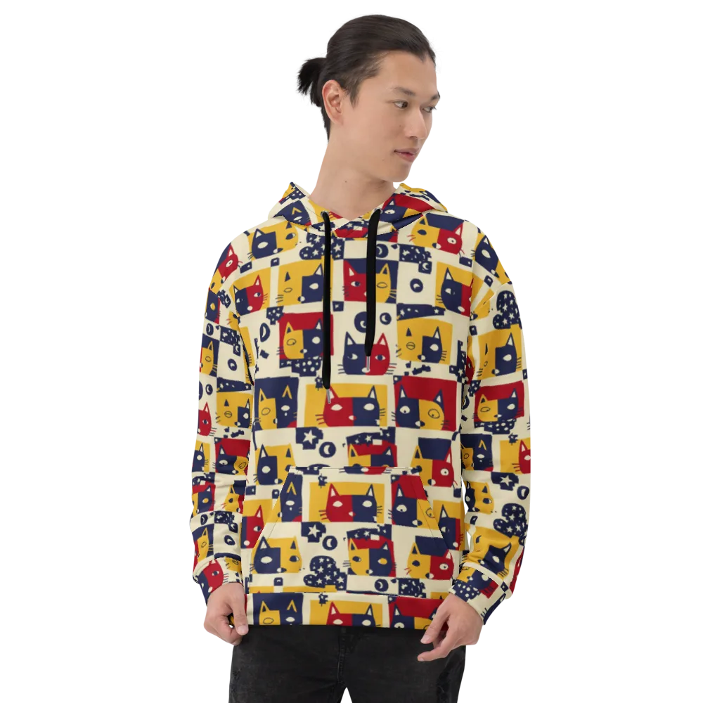 Cat’s Pajama Parade on Hoodie — Front
