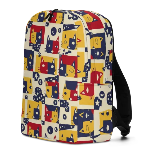 Cat’s Pajama Parade on a Minimalist Backpack