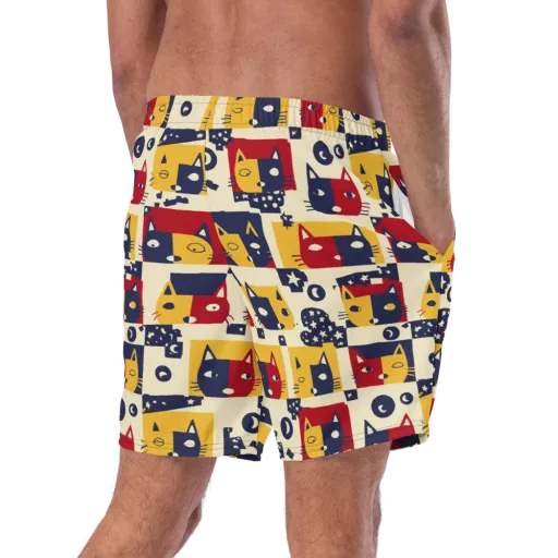 Cat’s Pajama Parade on a Swim Trunks