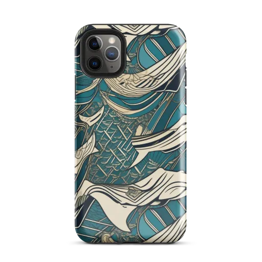 Teal Undertow on a Tough Case for iPhone®