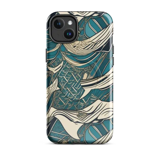 Teal Undertow on a MagSafe Tough Case for iPhone®