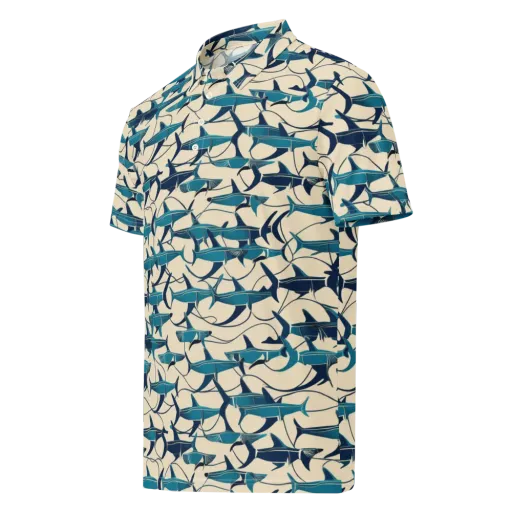 Tidal Squadron on a Men's Slim Fit Polo Shirt