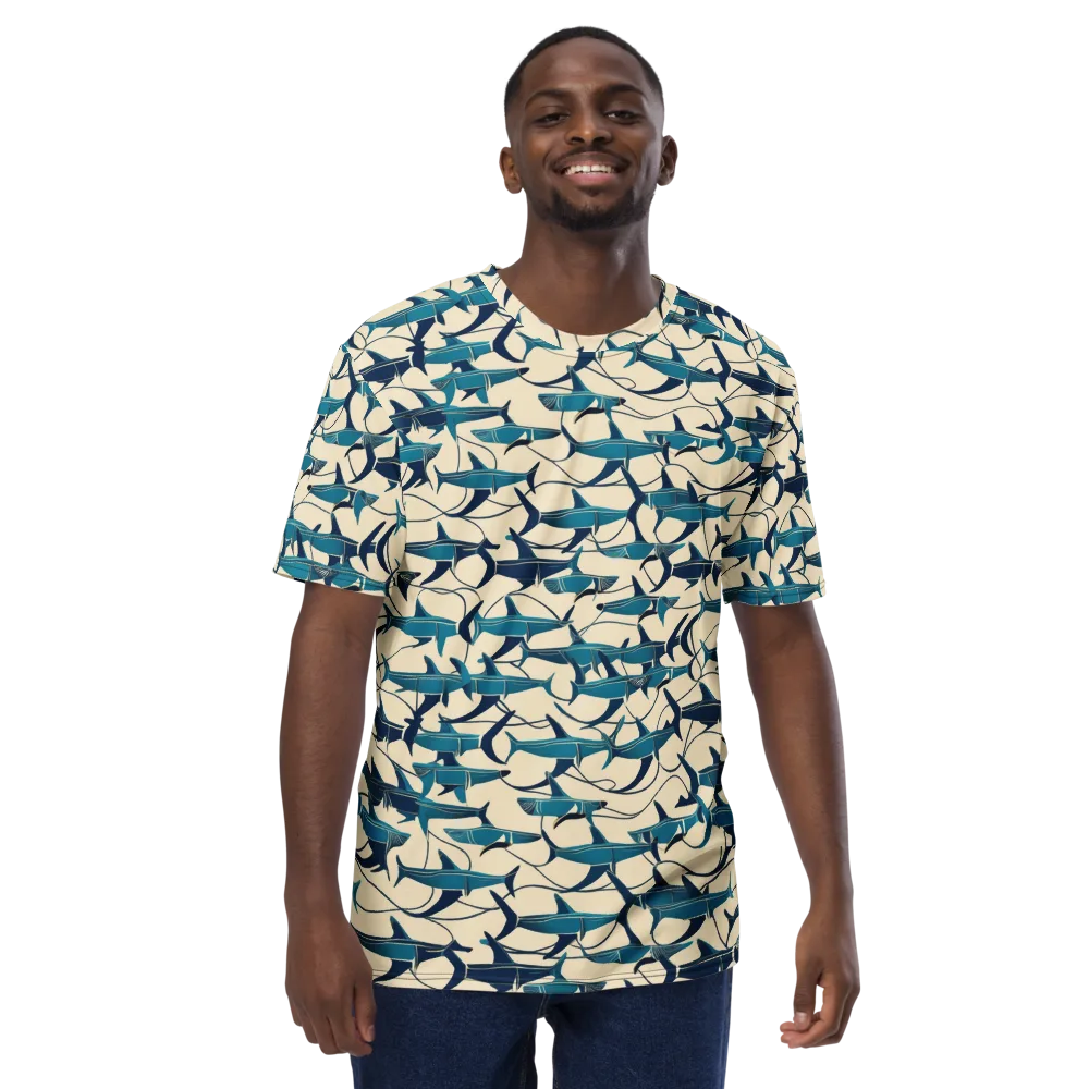 Tidal Squadron on Men's Crew Neck T-Shirt — Front