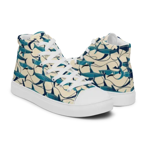 Tidal Squadron on a Men's High Top Canvas Shoes