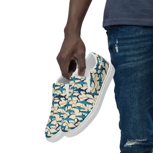 Tidal Squadron on a Men's Slip-On Canvas Shoes