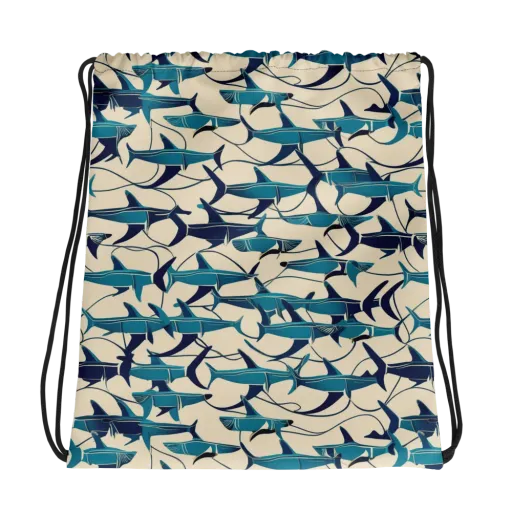 Tidal Squadron on a Drawstring Bag