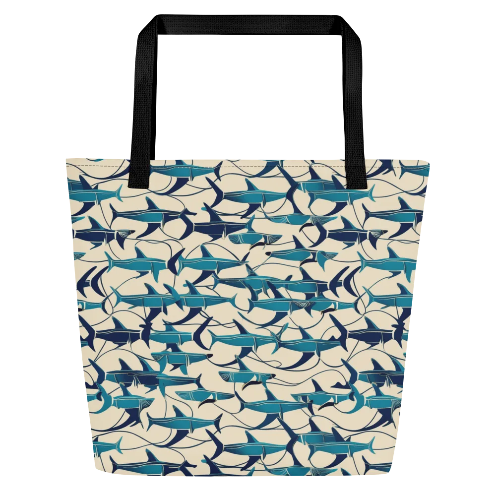 Tidal Squadron on Large Tote Bag W/ Pocket — Front