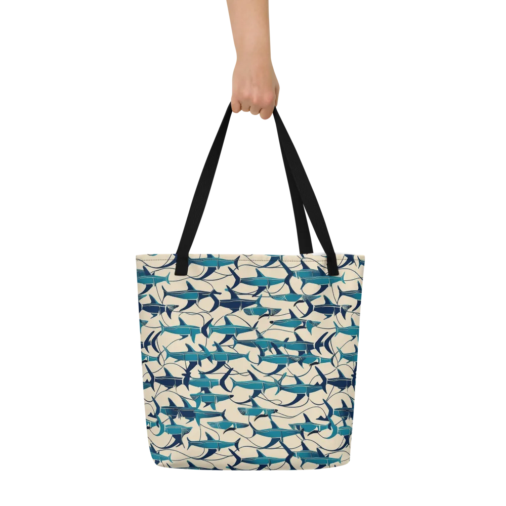 Tidal Squadron on Large Tote Bag W/ Pocket — Front