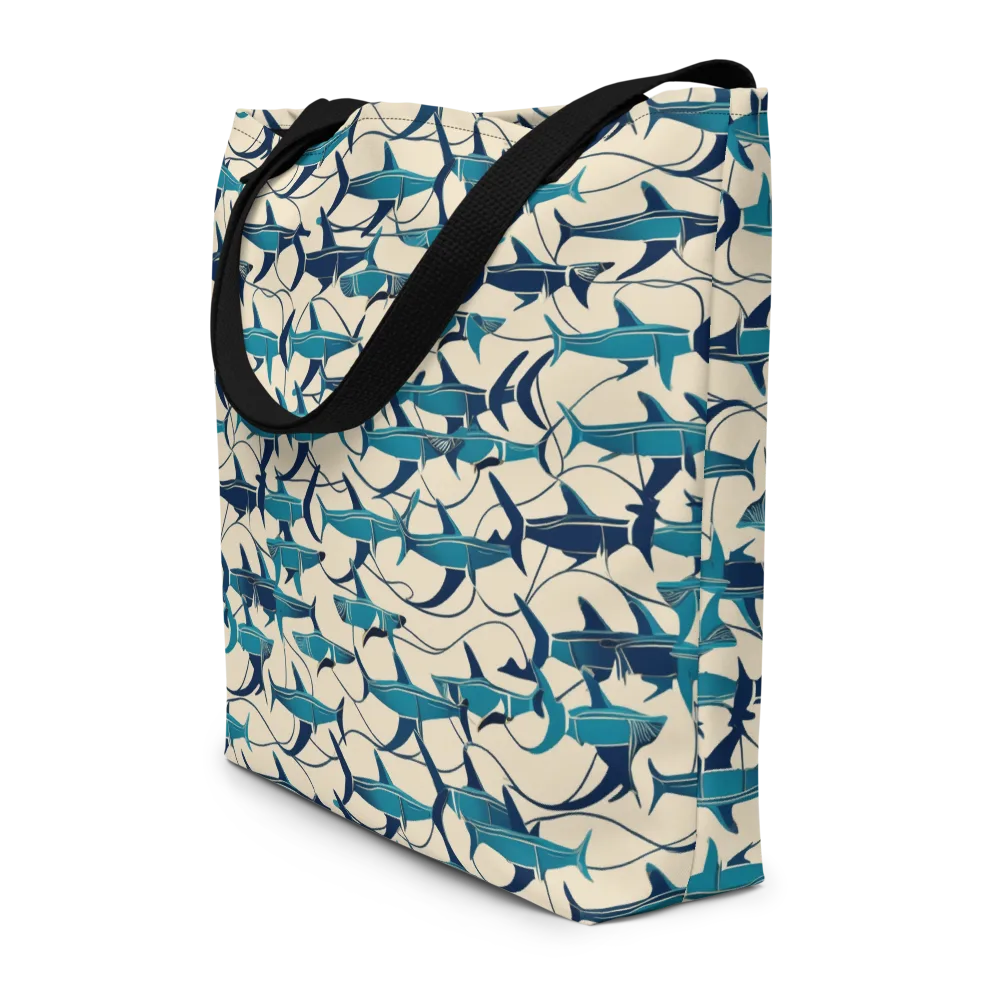 Tidal Squadron on Large Tote Bag W/ Pocket — Front