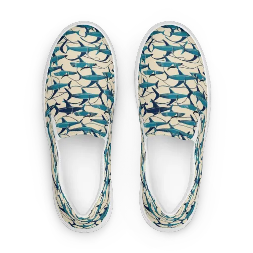 Tidal Squadron on a Women's Slip-On Canvas Shoes