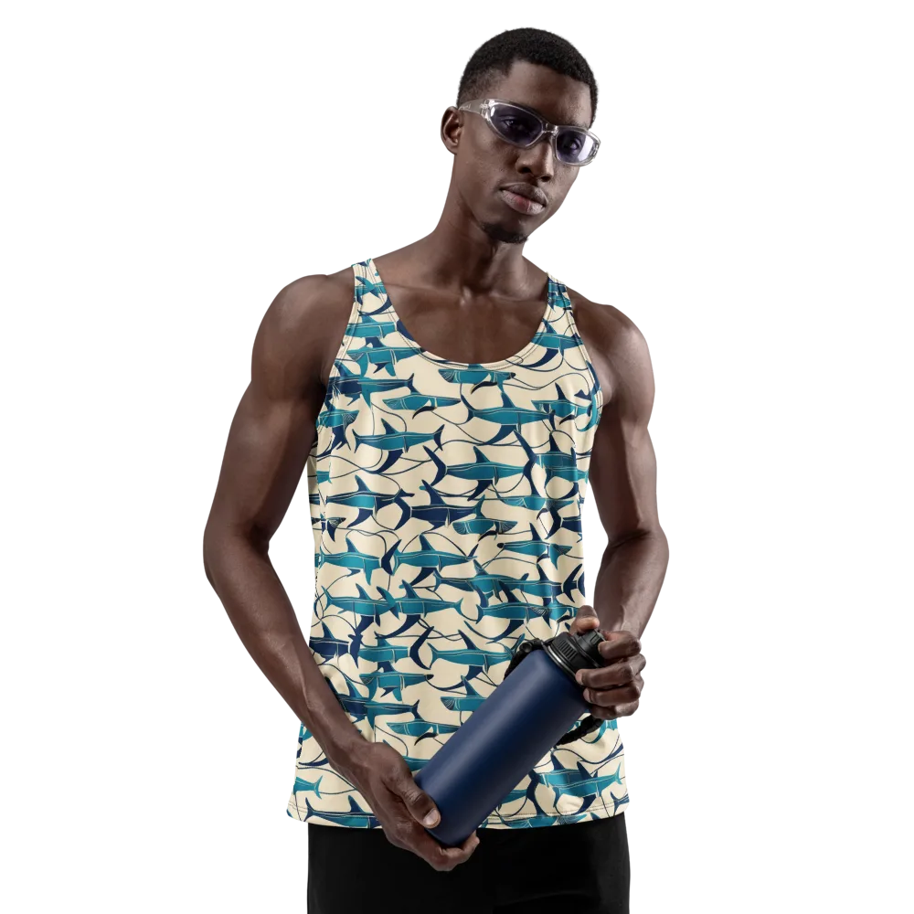 Tidal Squadron on Men's Tank Top — Front