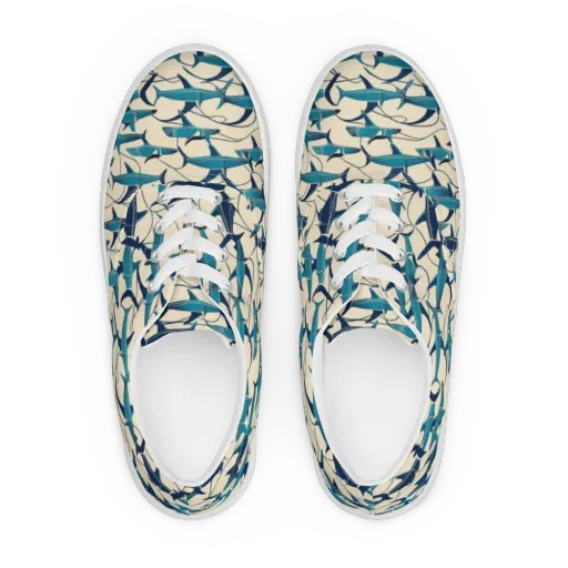 Tidal Squadron on a Men's Lace-Up Canvas Shoes
