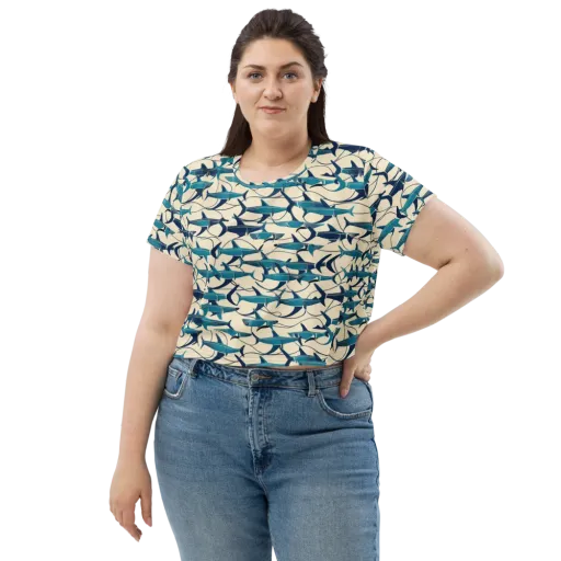 Tidal Squadron on a Crop Tee