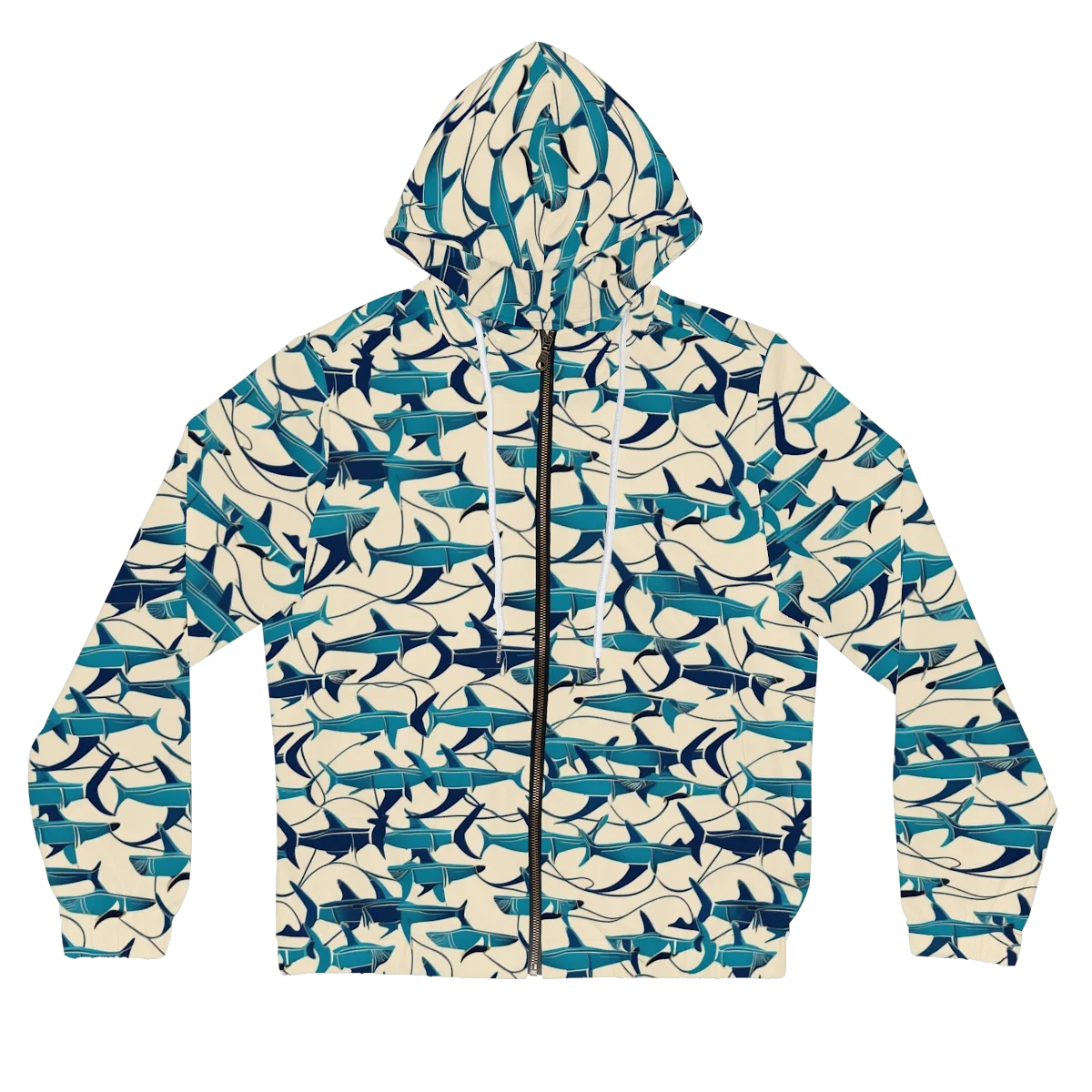 Tidal Squadron on Women's Full-Zip Hoodie — Front