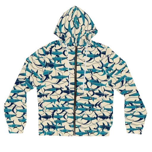 Tidal Squadron on a Women's Full-Zip Hoodie