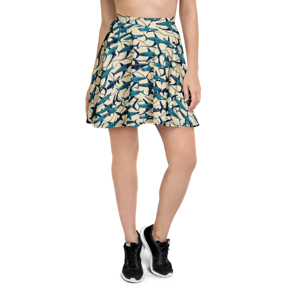 Tidal Squadron on Skater Skirt — Front