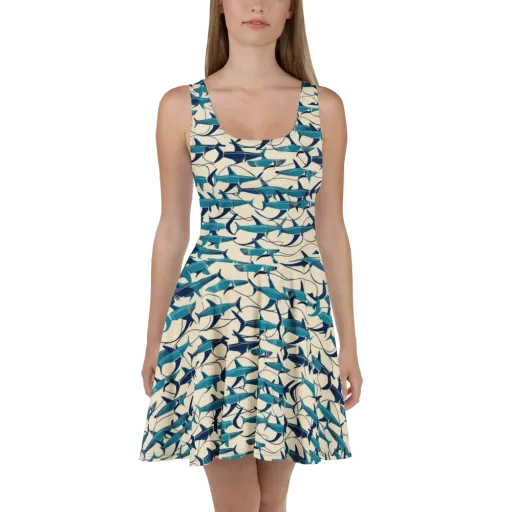 Tidal Squadron on a Skater Dress