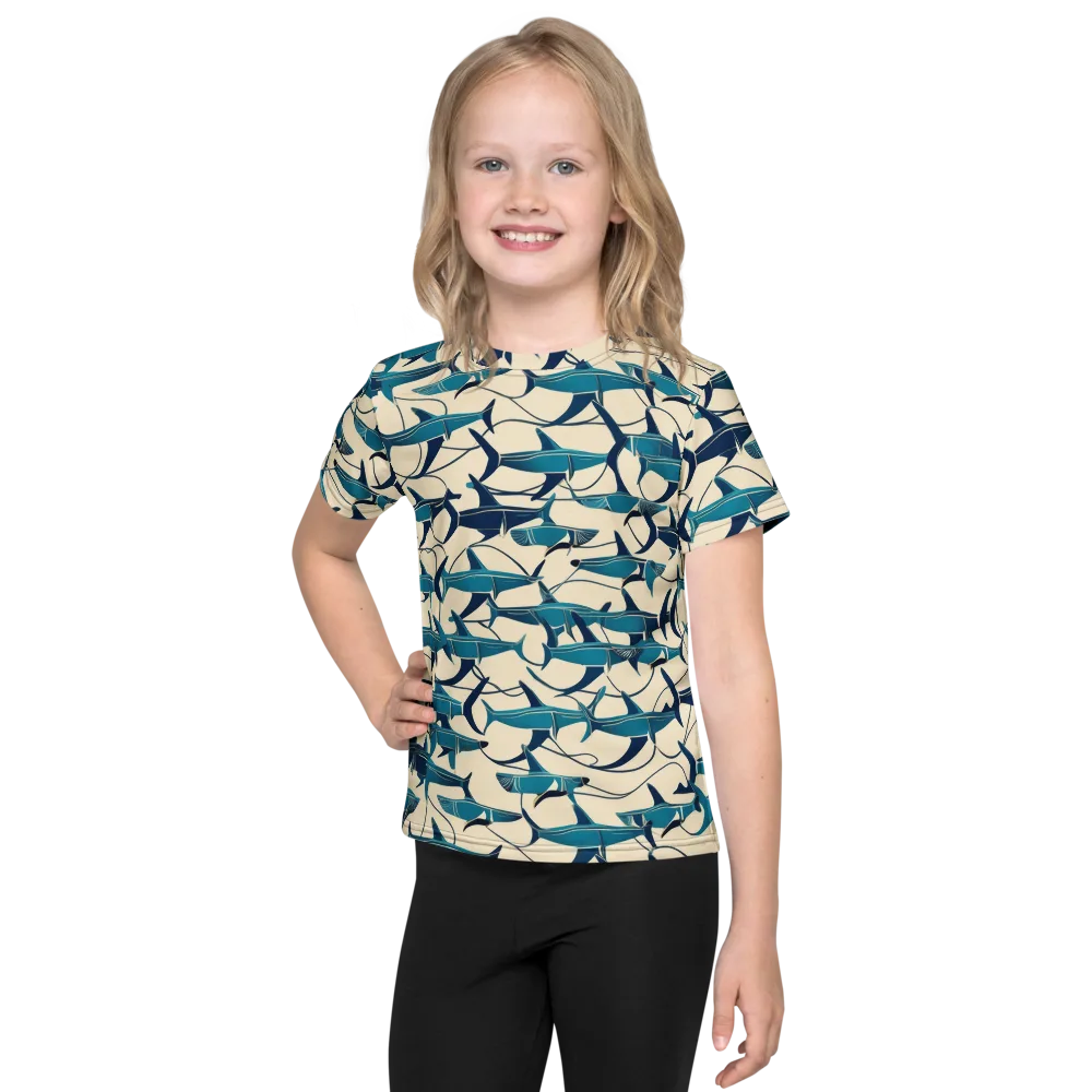 Tidal Squadron on Kids Crew Neck T-Shirt — Front