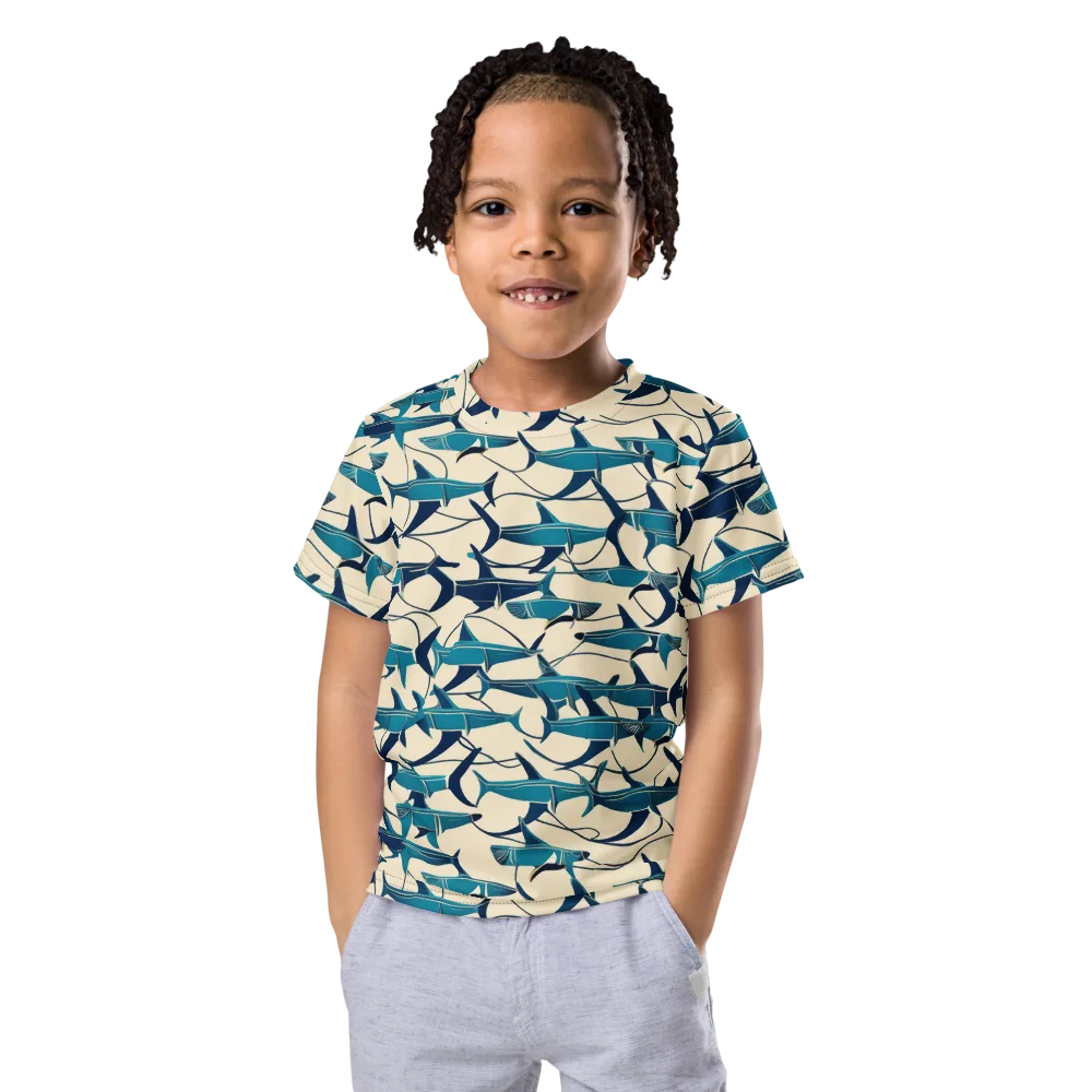 Tidal Squadron on Kids Crew Neck T-Shirt — Front