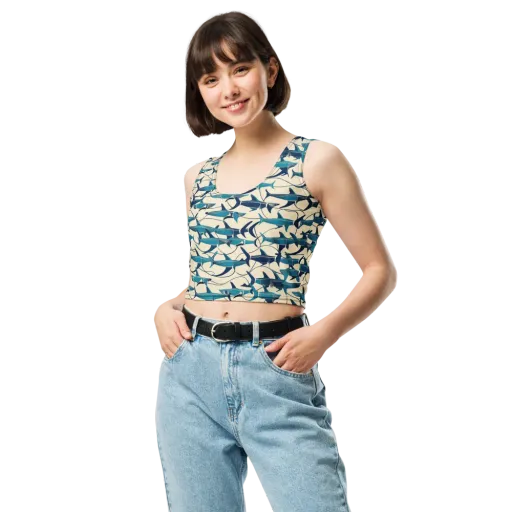 Tidal Squadron on a Crop Top