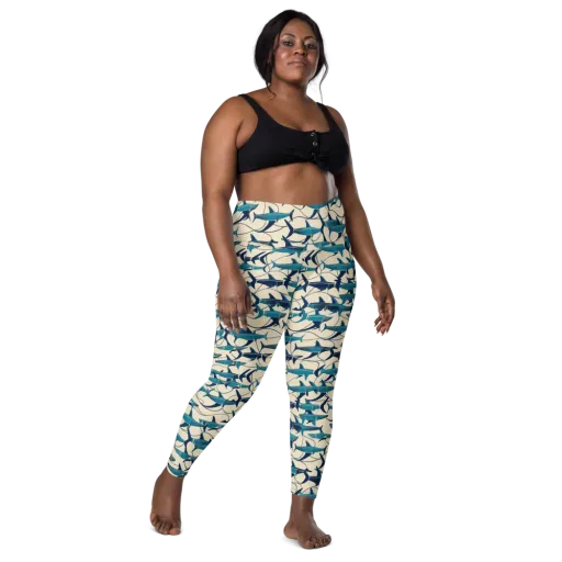 Tidal Squadron on a Leggings with Pockets