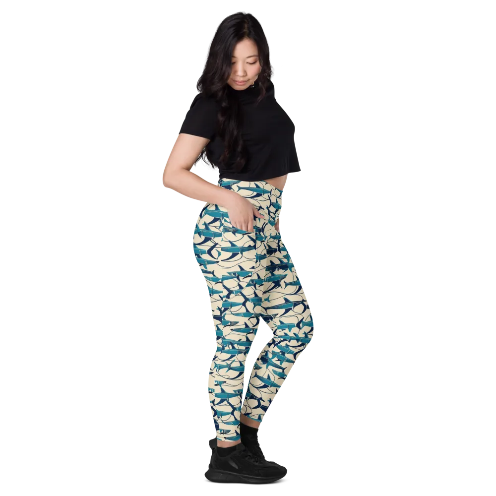 Tidal Squadron on Leggings with Pockets — Right