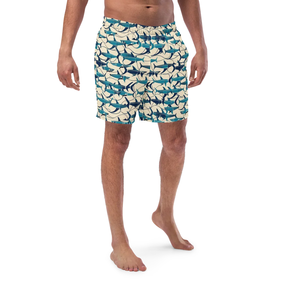 Tidal Squadron on Swim Trunks — Front