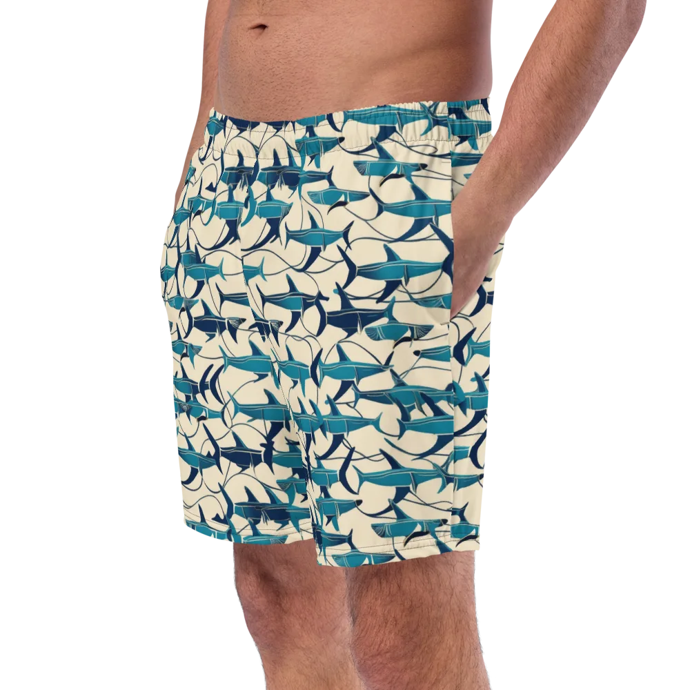 Tidal Squadron on Swim Trunks — Left Front