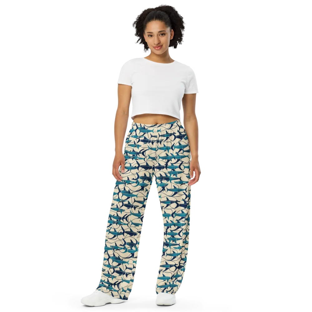 Tidal Squadron on Wide-Leg Pants — Front