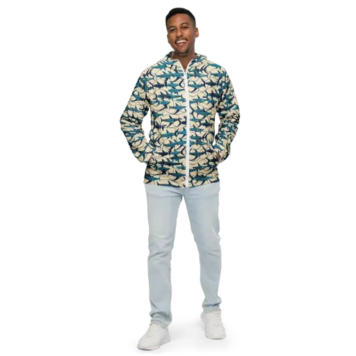 Tidal Squadron on a Men's Windbreaker