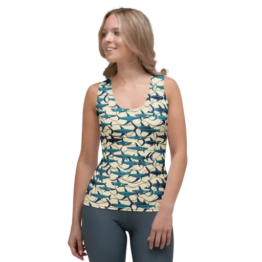 Tidal Squadron on a Women's Tank Top