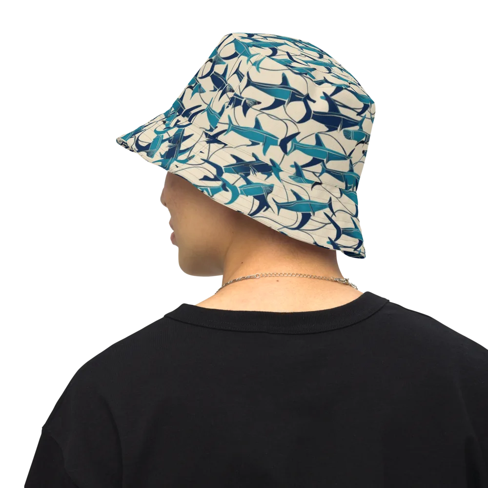 Tidal Squadron on Reversible Bucket Hat — Back Inside