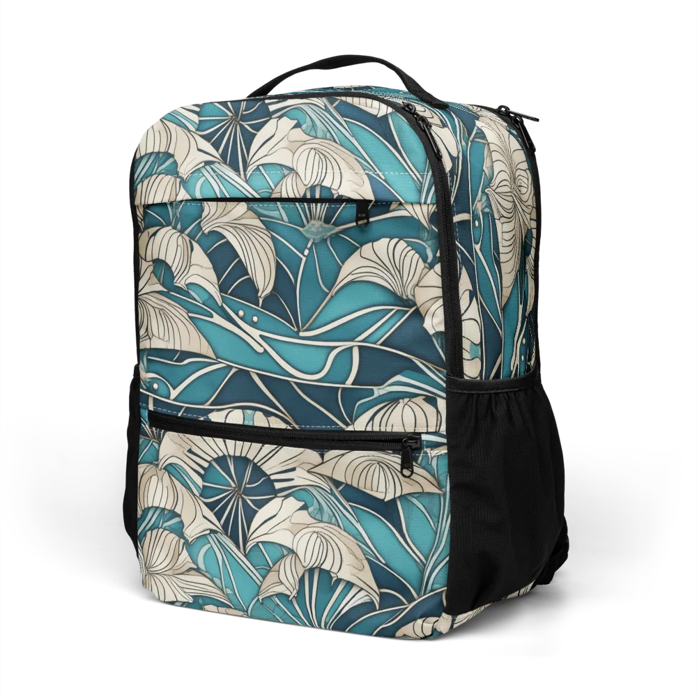Ivory Jungle on Utility Backpack — Left Front