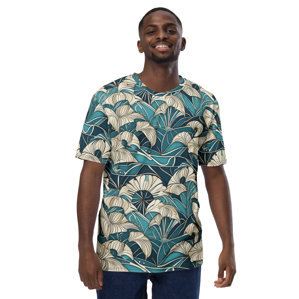 Ivory Jungle on Men's Crew Neck T-Shirt — Front