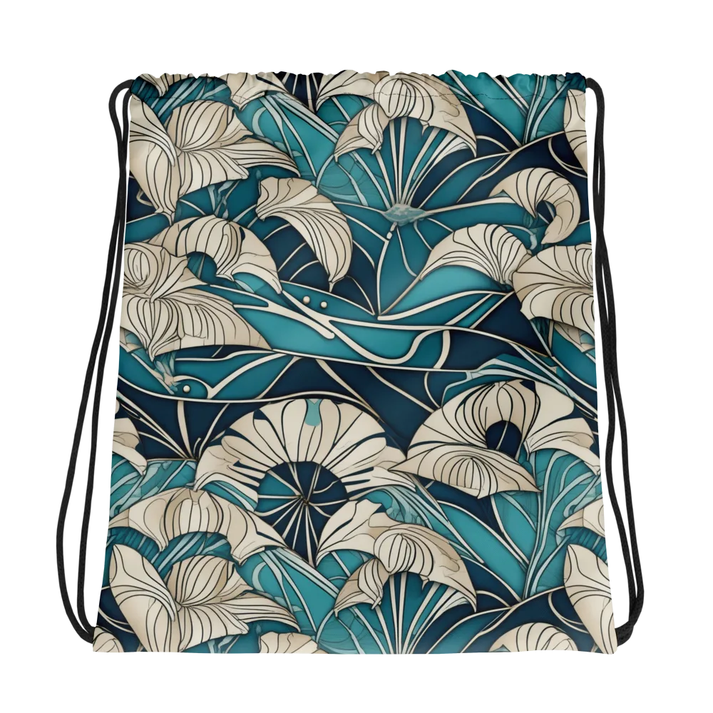 Ivory Jungle on Drawstring Bag — Photo