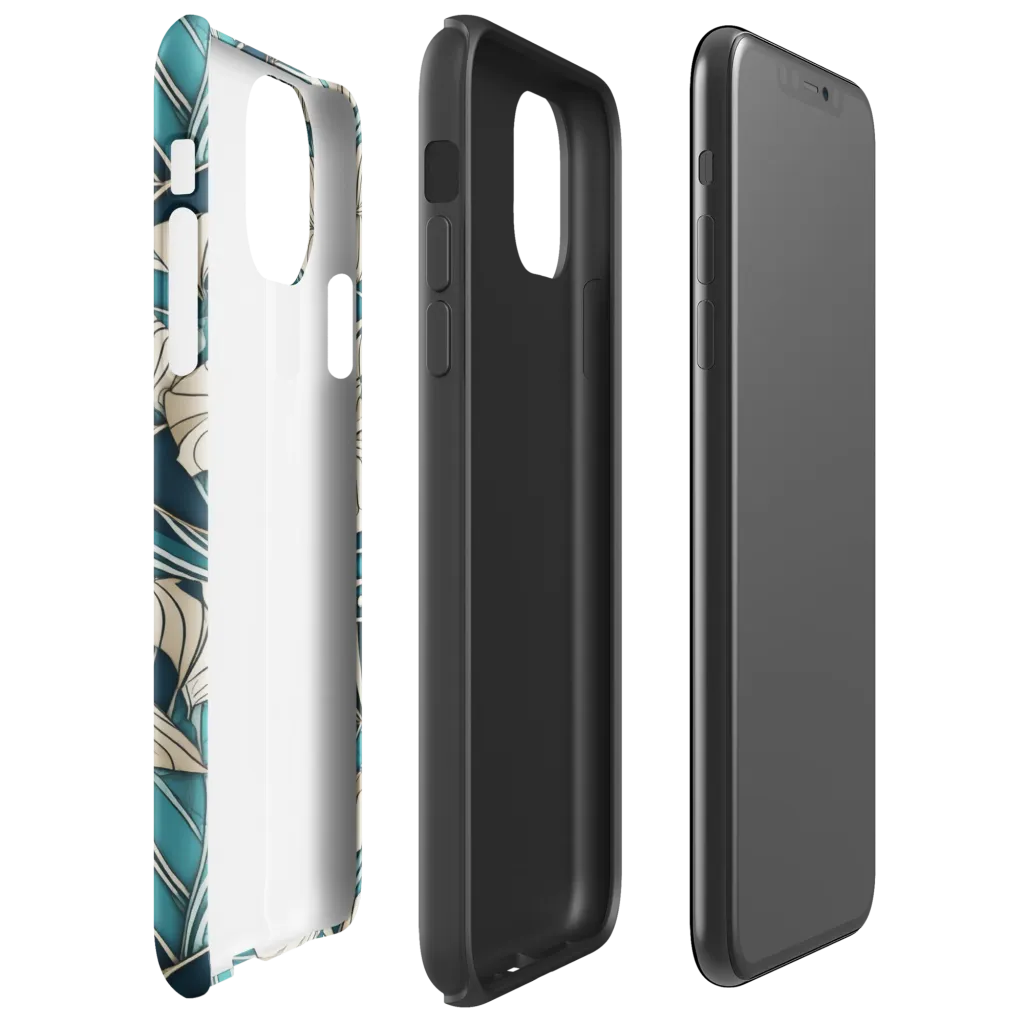 Ivory Jungle on Tough Case for iPhone® — Right