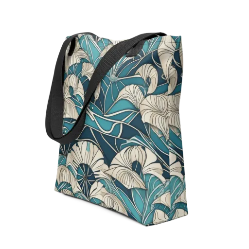 Ivory Jungle on a Tote Bag