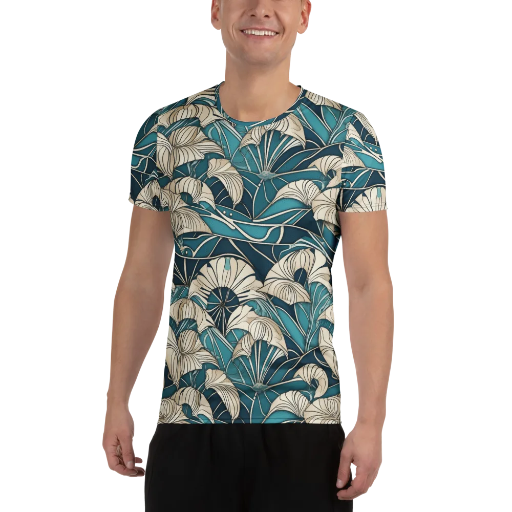 Ivory Jungle on Men's Athletic T-Shirt — Front