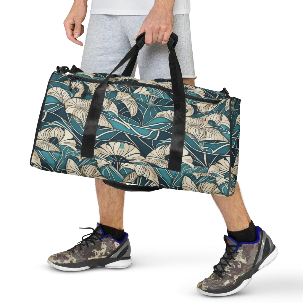 Ivory Jungle on Duffle Bag — Front