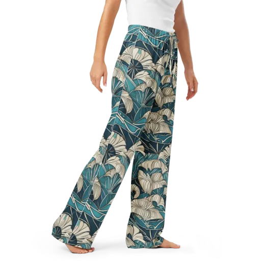 Ivory Jungle on a Women's Pajama Pants